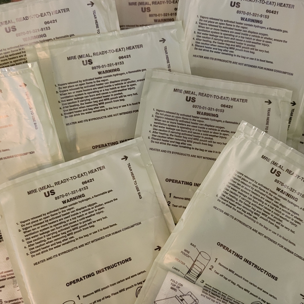 MRE heaters for you to heat military food